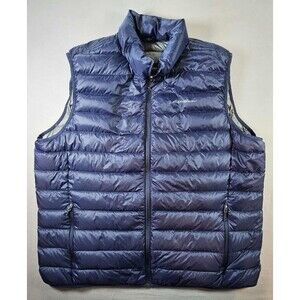 Eddie Bauer Down Puffer Vest Mens XXL Lightweight Sleeveless